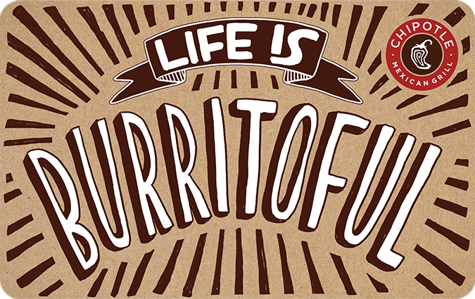 Chipotle gift card