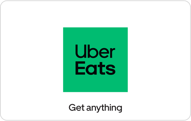 Uber Eats gift card